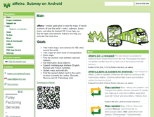 Tablet Screenshot of ametro.org